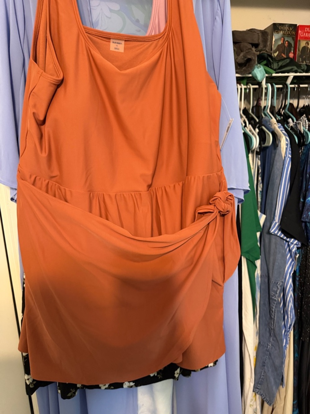 Old Navy burnt orange Swim dress— Plus Size 3X